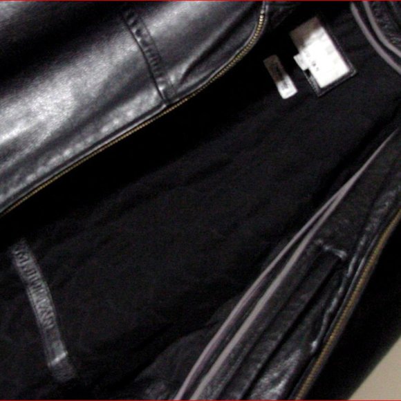 Vtg Wilson's M Julian Thinsulate  Zip Lined Black Leather Jacket Sz L - Picture 4 of 9